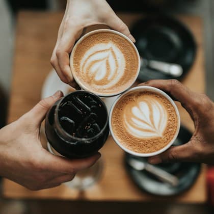 Latte art evening